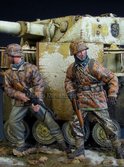 1/35 German SS Panzergrenadier Set "Ambush" - Click Image to Close