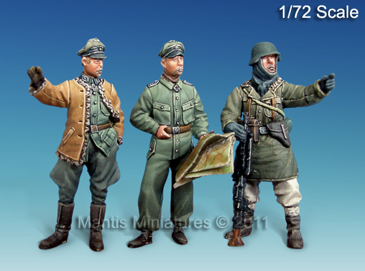 1/72 WWII German Officers - Click Image to Close