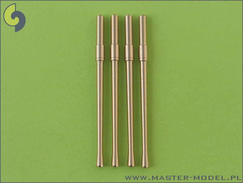 1/32 Japanese Type 99 20mm Mark 2 Gun Barrels (4 pcs) - Click Image to Close