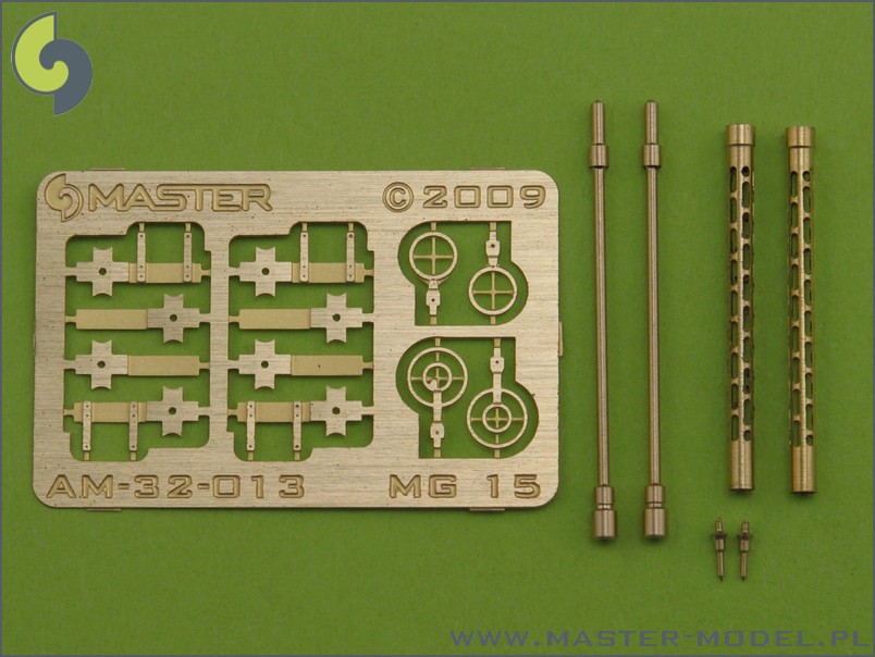 1/32 German Aircraft Machine Gun MG-15 Turned Barrels (2 pcs) - Click Image to Close