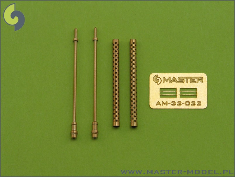 1/32 Japanese Ho-103 12.7mm Machine Gun Barrels (2 pcs) - Click Image to Close