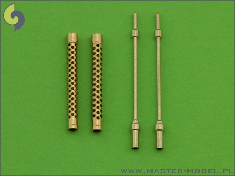 1/48 Italian Machine Gun Breda SAFAT 12.7mm Barrels (2 pcs) - Click Image to Close