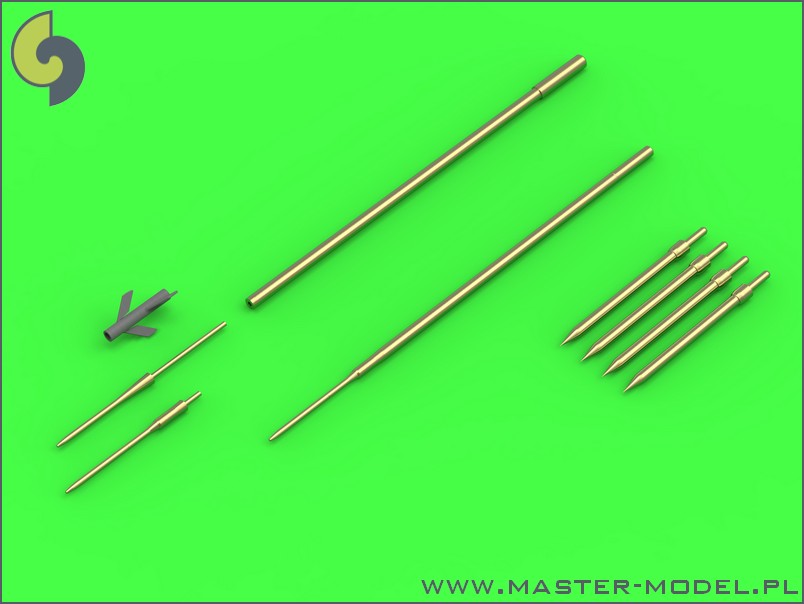 1/48 Su-9, Su-11 - Pitot Tubes and Missile Rails Heads - Click Image to Close