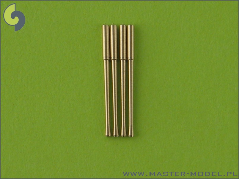 1/72 Japanese Type 99 20mm Mark.2 Gun Barrels (4 pcs) - Click Image to Close