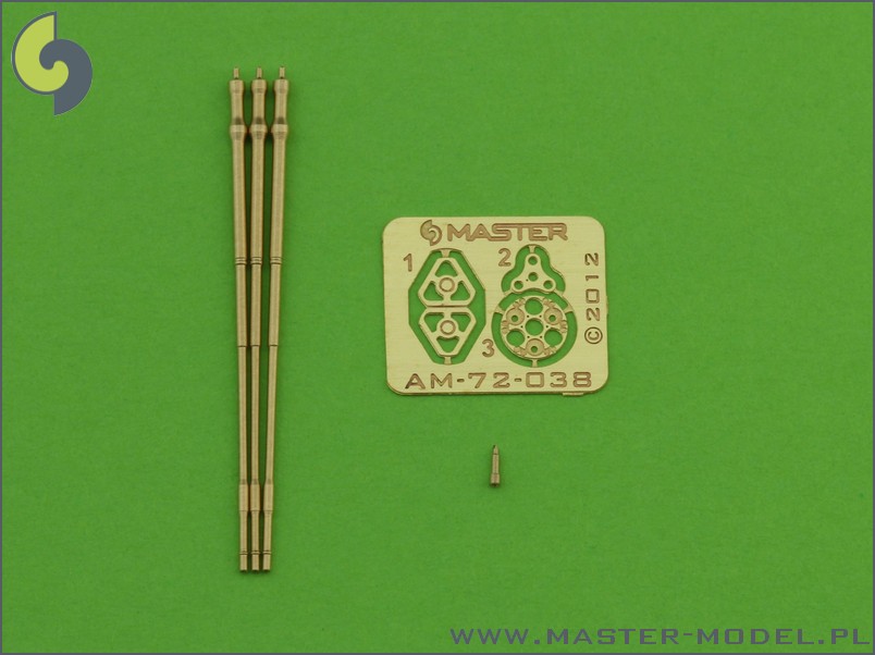 1/72 M197 Three-Barrelled Rotary 20mm Cannon Barrels - Click Image to Close