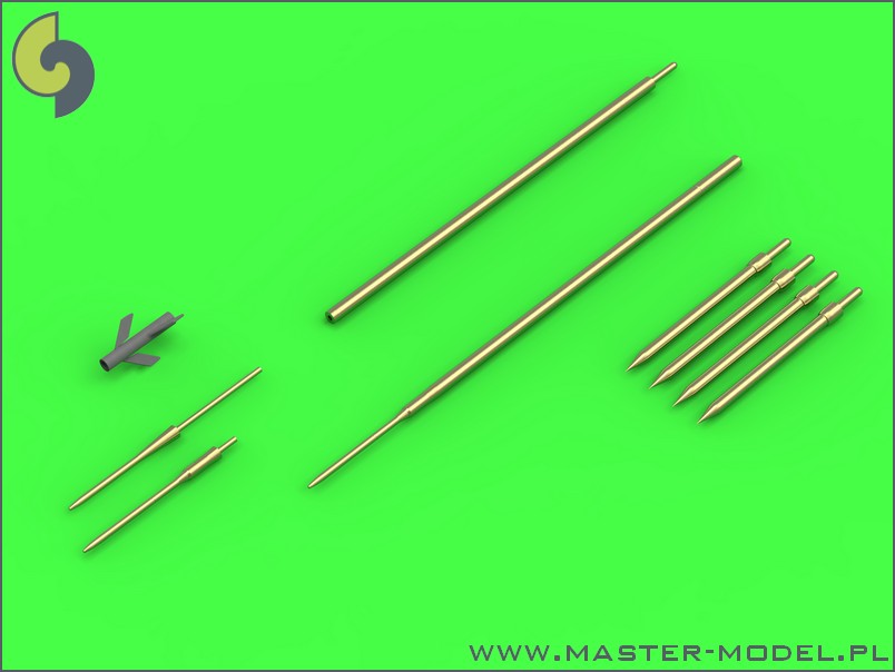 1/72 Su-9, Su-11 Fishpot - Pitot Tubes and Missile Rails Heads - Click Image to Close