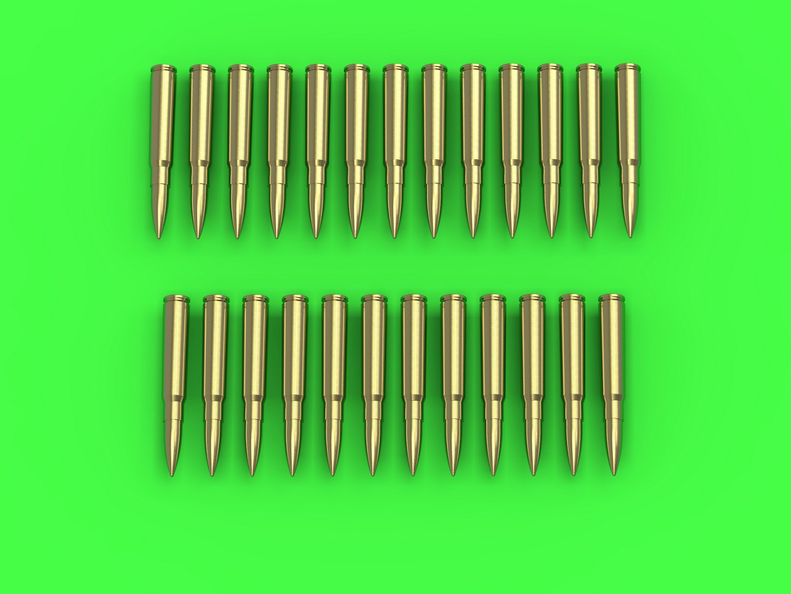 1/35 MG34/MG42 7.92mm Cartridges (25 pcs) - Click Image to Close