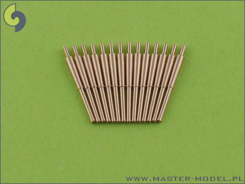 1/350 British 4in L/45 (102mm) QF HA Mark.XVI Barrels (14 pcs) - Click Image to Close