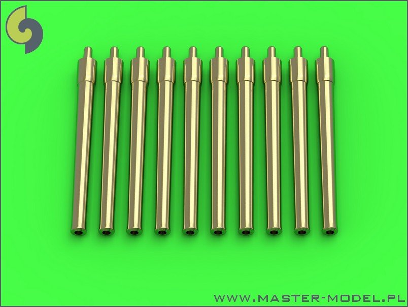 1/700 British 12-in (30.5cm) L/45 Mark.X Barrels (10 pcs) - Click Image to Close