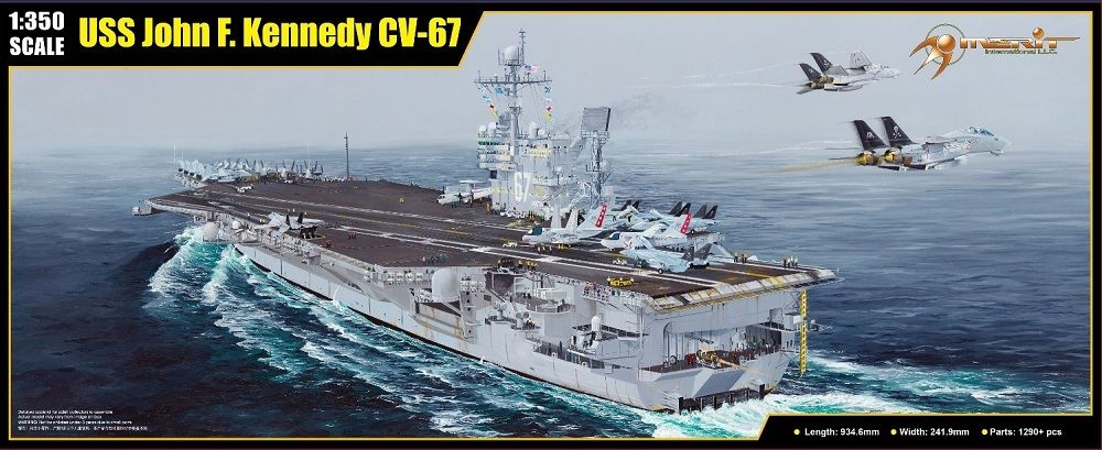 1/350 USS John F. Kennedy CV-67 Aircraft Carrier - Click Image to Close