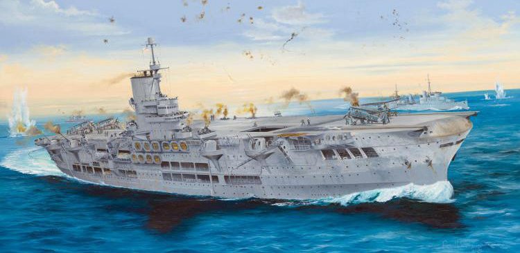 1/350 HMS Aircraft Carrier Ark Royal 1939 - Click Image to Close