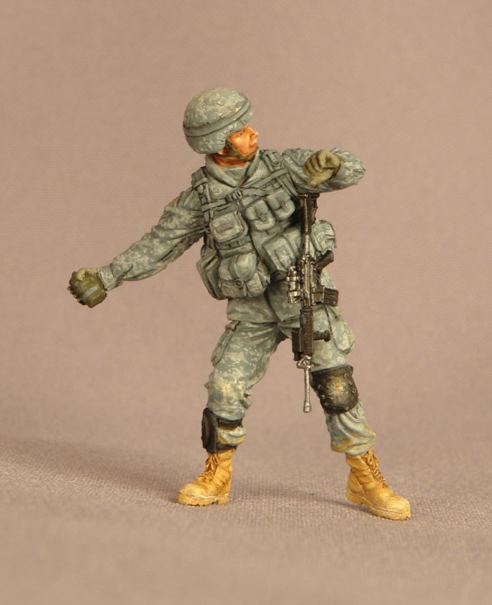 1/35 Modern US Soldier 2nd Infantry Division - Click Image to Close