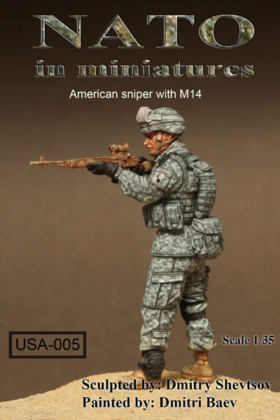 1/35 Modern US Sniper with M14 - Click Image to Close