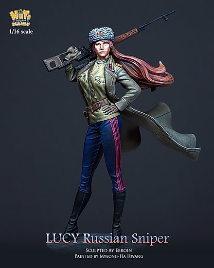 1/16 Lucy Russian Sniper - Click Image to Close