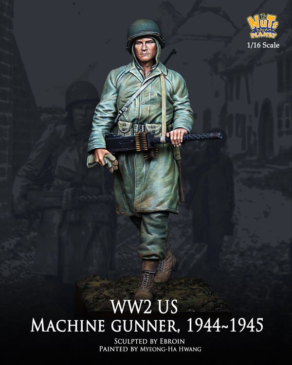 1/16 WWII US Machine Gunner 1944-45 - Click Image to Close