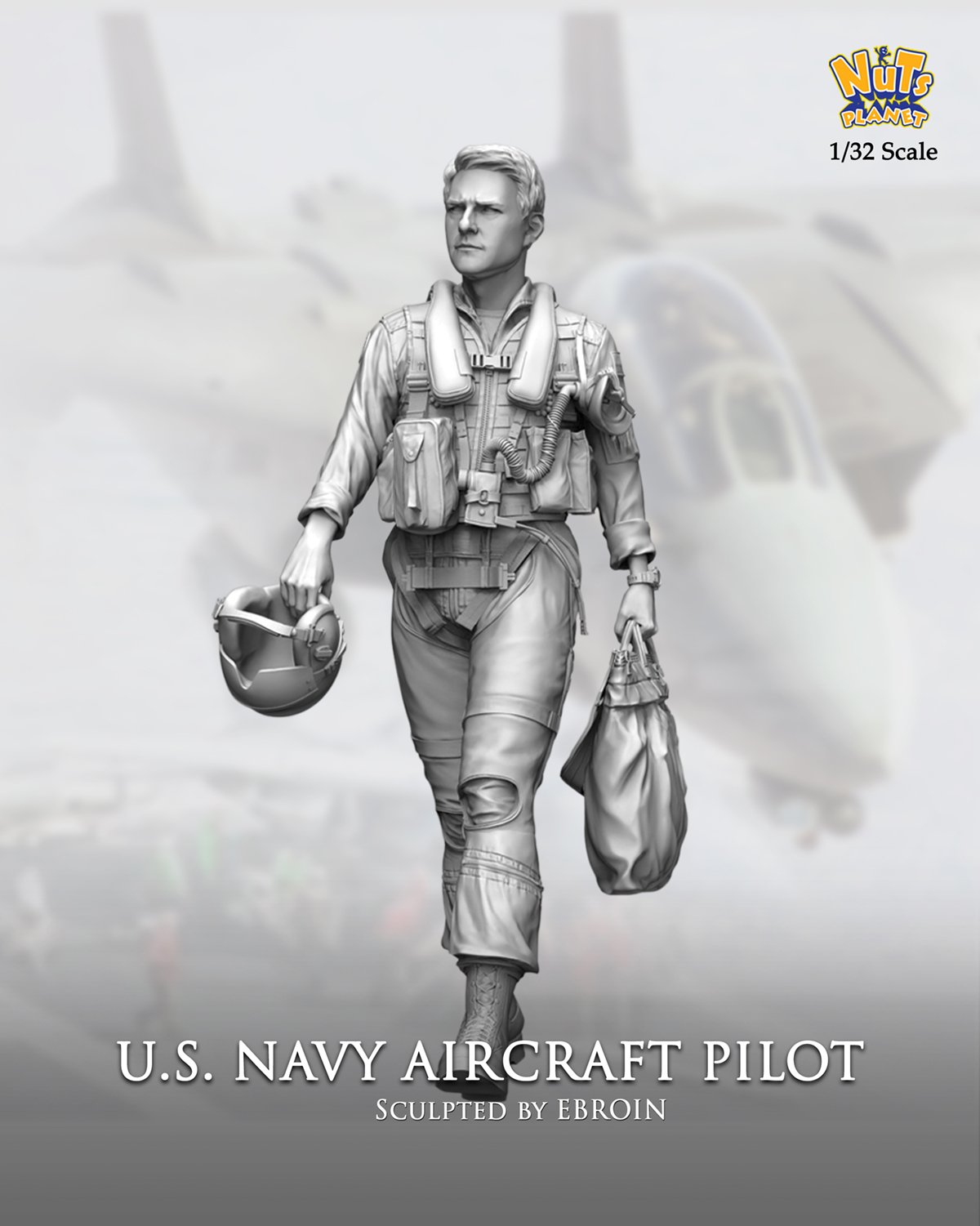 1/32 US Navy Aircraft Pilot - Click Image to Close