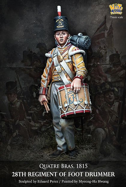 1/24 28th Regiment of Foot Drummer, Quatre Bras, 1815 - Click Image to Close