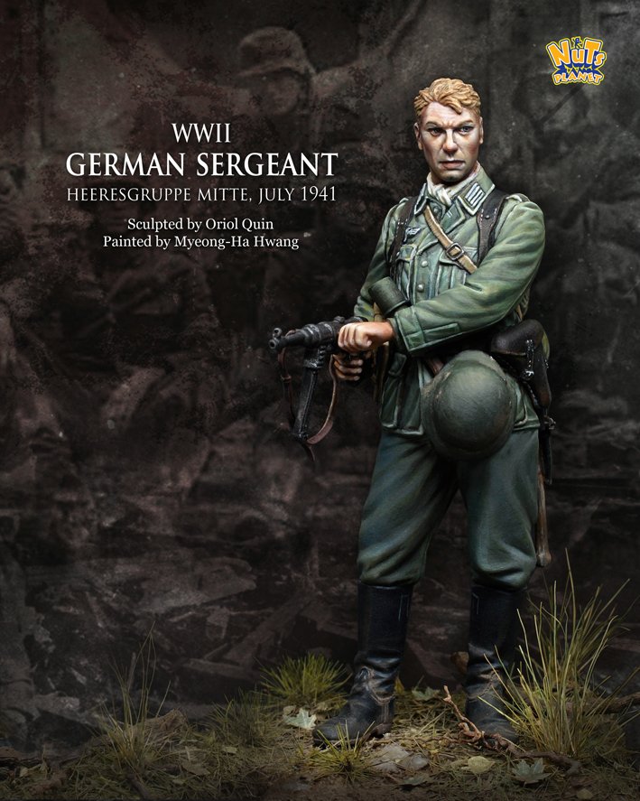 1/24 WWII German Sergeant, Heeresgruppe Mitte, July 1941 - Click Image to Close