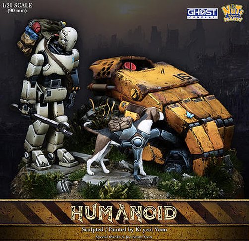 1/20 Humanoid with a Dog and Base - Click Image to Close