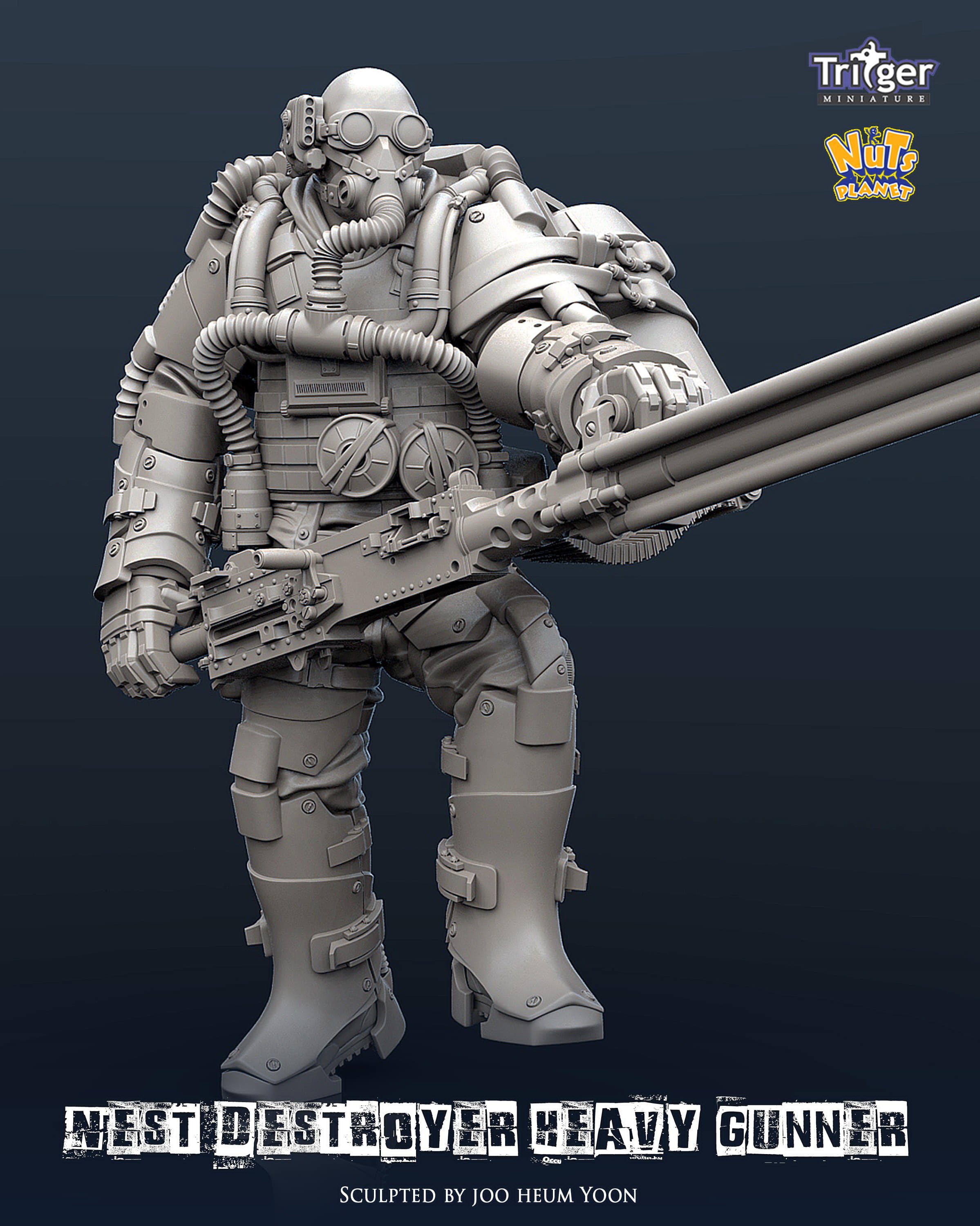 1/35 Nest Destroyer Heavy Gunner #1 - Click Image to Close