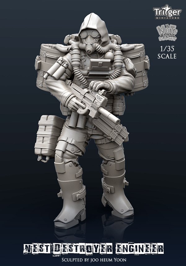 1/35 Nest Destroyer Engineer - Click Image to Close
