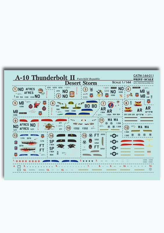 1/144 A-10 Thunderbolt II - Click Image to Close