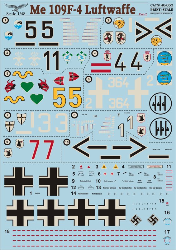 1/48 Bf109F-4 Luftwaffe Part.2 - Click Image to Close