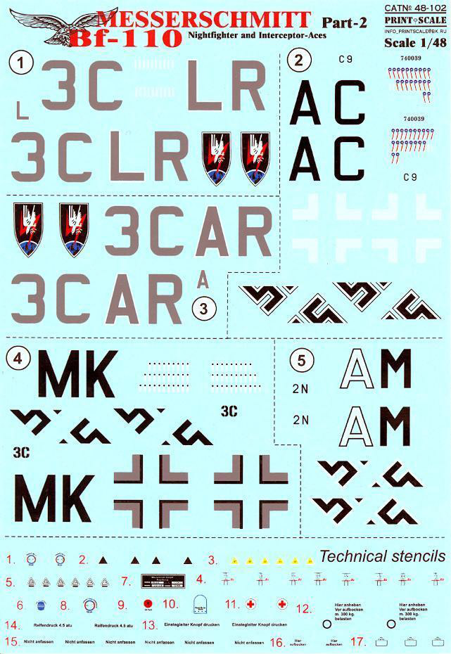 1/48 Messerschmitt Me110 Part.1 - Click Image to Close