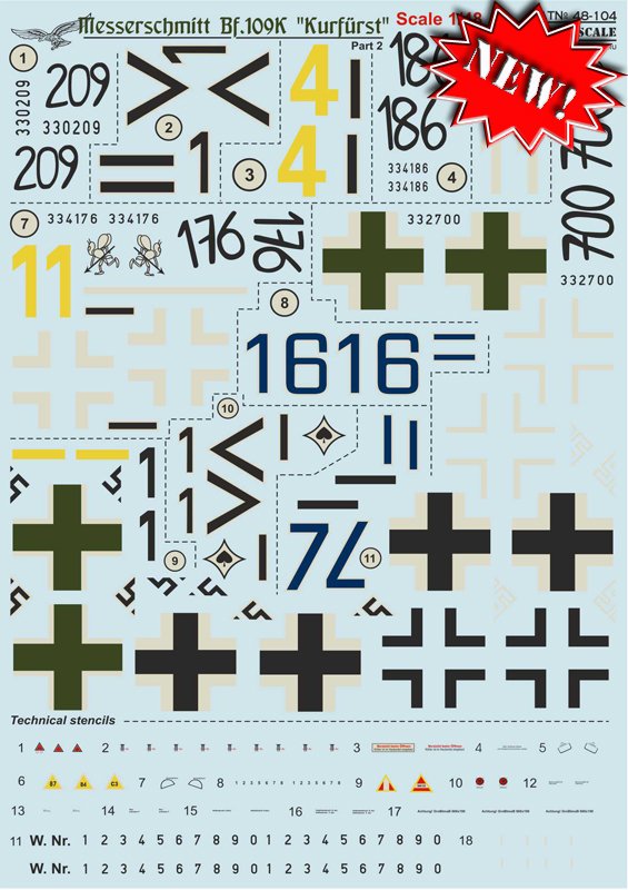 1/48 Messerschmitt Bf109K "Kurfurst" Part.2 - Click Image to Close