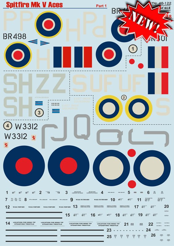 1/48 Spitfire Mk.V Aces Part.1 - Click Image to Close