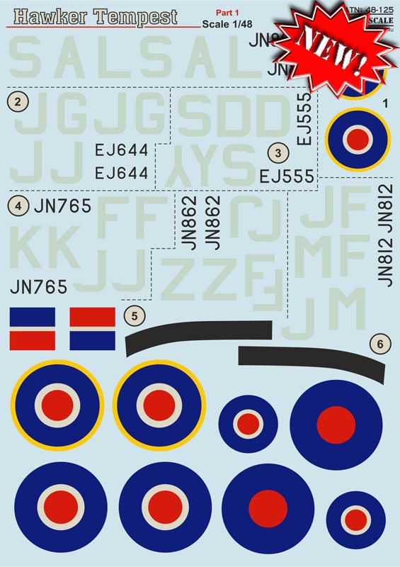 1/48 Hawker Tempest Part.1 - Click Image to Close