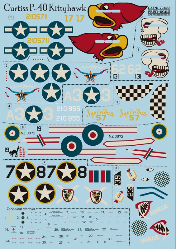 1/72 Curtiss P-40 Warhawk Part.1 - Click Image to Close