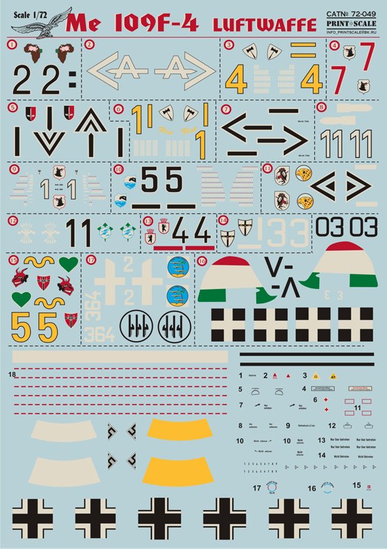 1/72 Bf109F-4 Luftwaffe - Click Image to Close