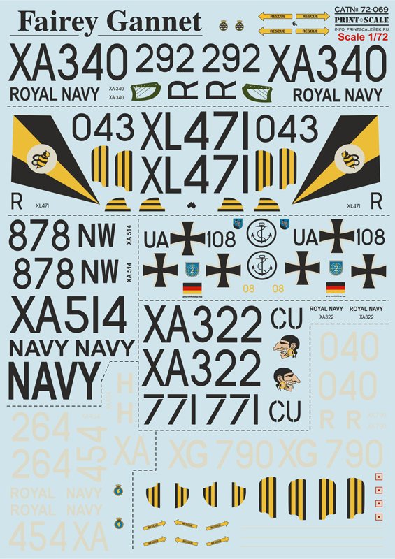 1/72 Fairey Gannet - Click Image to Close