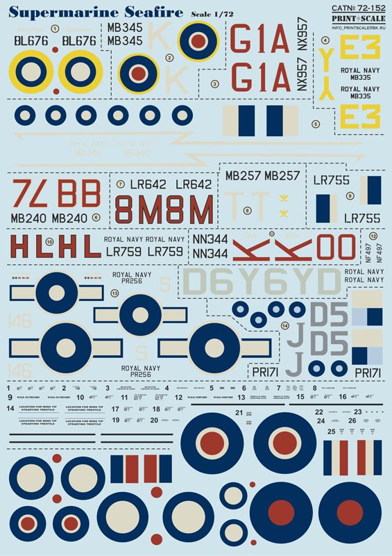 1/72 Supermarine Seafire - Click Image to Close