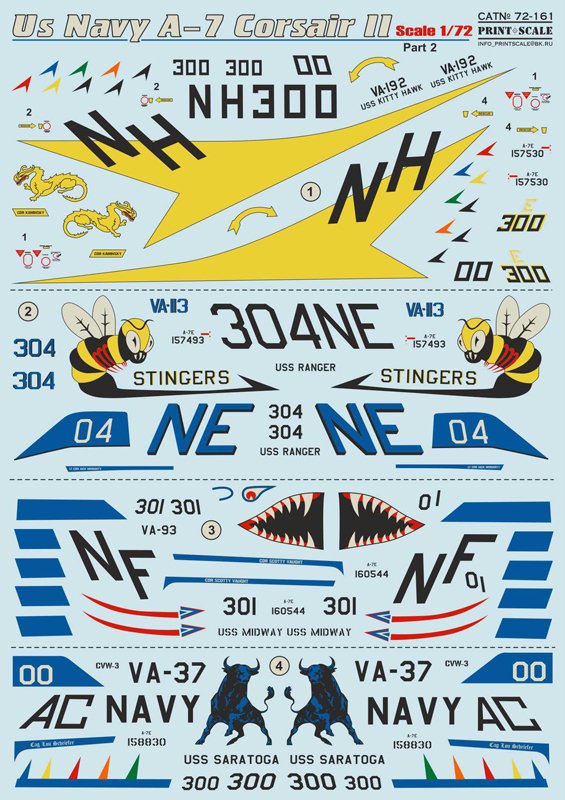 1/72 US Navy A-7 Corsair II Part.2 - Click Image to Close