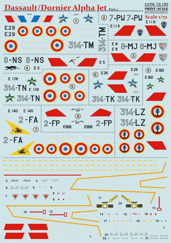 1/72 Dassault/Dornier Alpha Jet Part.2 - Click Image to Close