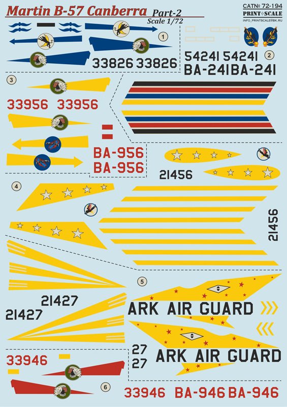 1/72 B-57 Canberra Part.2 - Click Image to Close