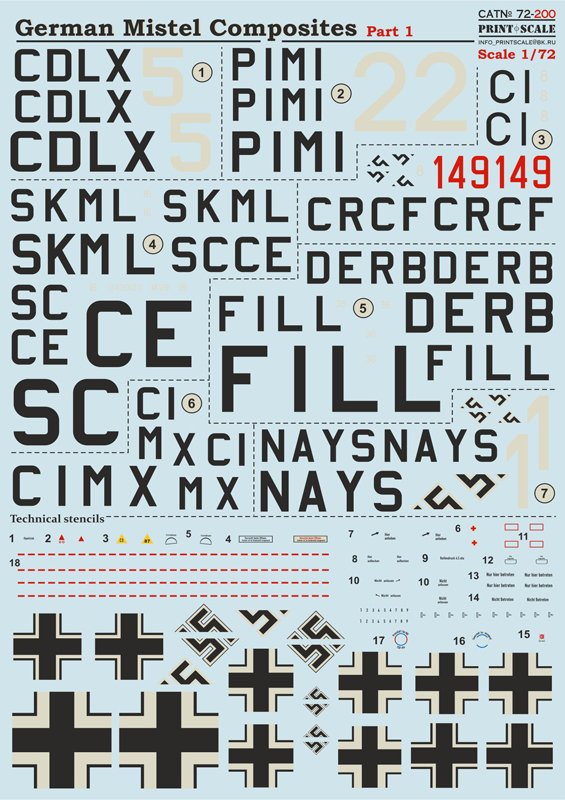 1/72 German Mistel Composites Part.1 - Click Image to Close