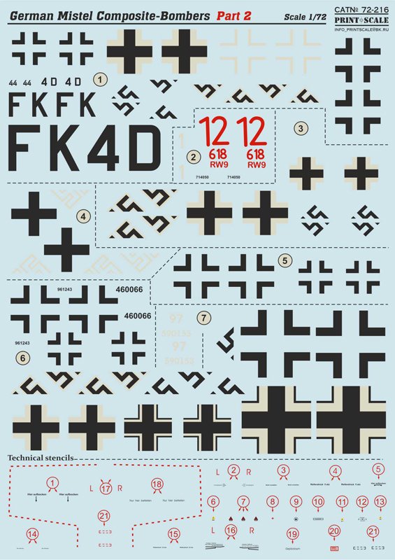 1/72 German Mistel Composites Part.2 - Click Image to Close