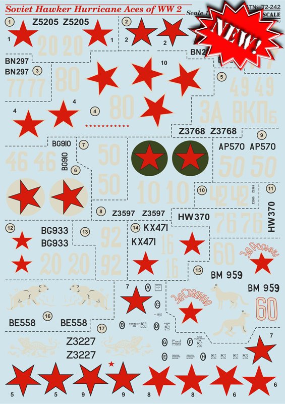 1/72 Soviet Hawker Hurricane Aces of WWII - Click Image to Close