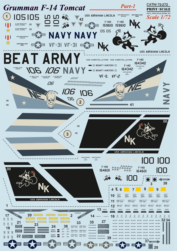 1/72 Grumman F-14 Tomcat Part.1 - Click Image to Close