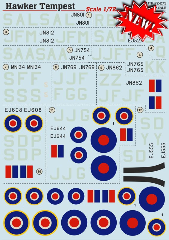 1/72 Hawker Tempest - Click Image to Close