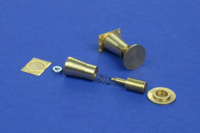 1/35 Railroad Flat Buffer Set (2 pcs) w/ Turned & Photo Etches - Click Image to Close