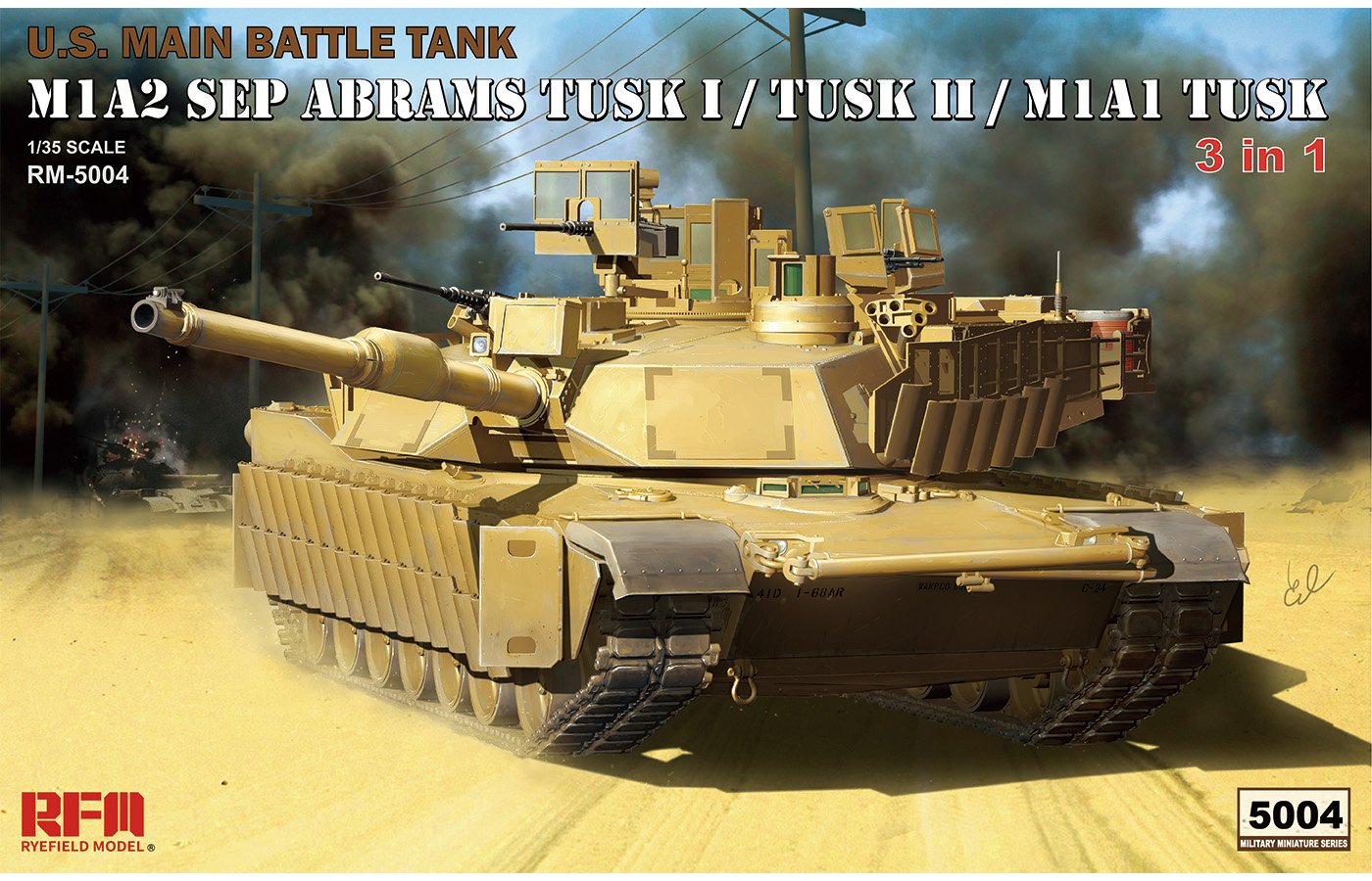 1/35 M1A2 SEP Abrams TUSK I/TUSK II/M1A1 TUSK - Click Image to Close