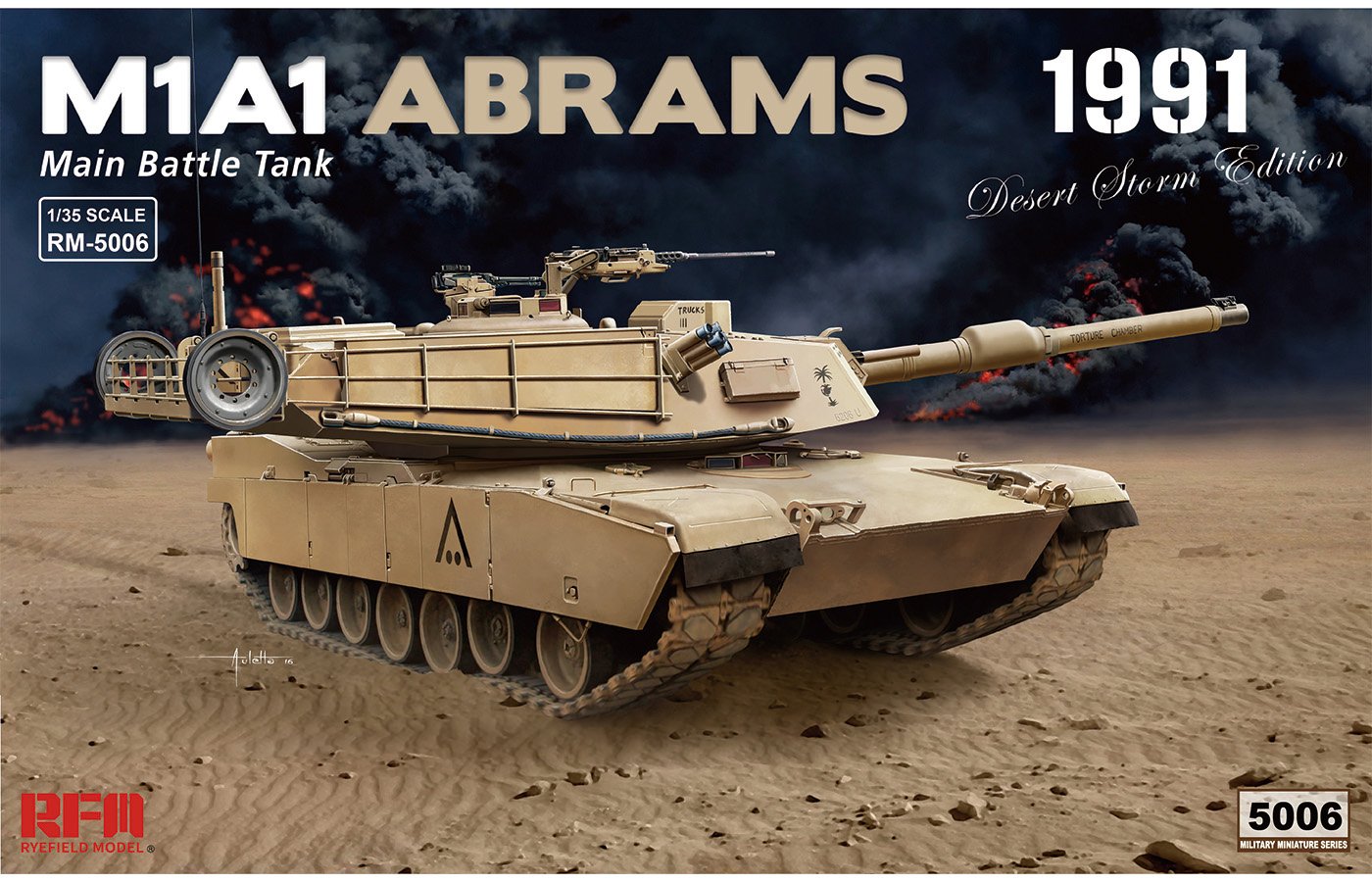 1/35 M1A1 Abrams MBT, Gulf War 1991 - Click Image to Close