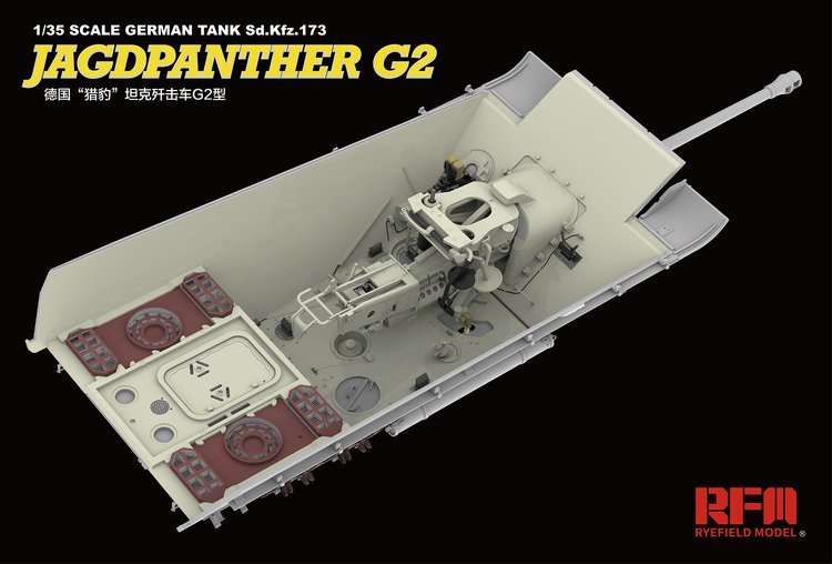 1/35 Sd.Kfz.173 Jagdpanther Ausf.G2 w/Full Interior - Click Image to Close