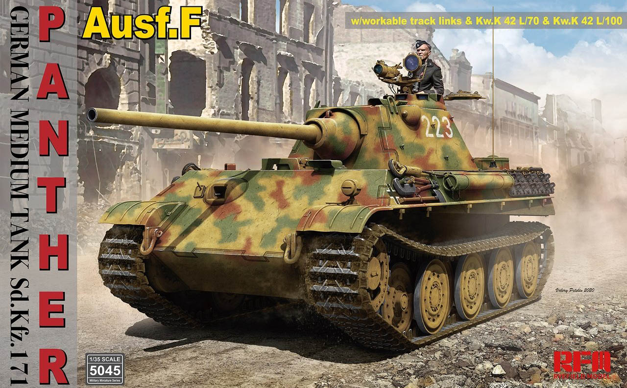 1/35 Sd.Kfz.171 Panther Ausf.F w/Workable Track Links - Click Image to Close