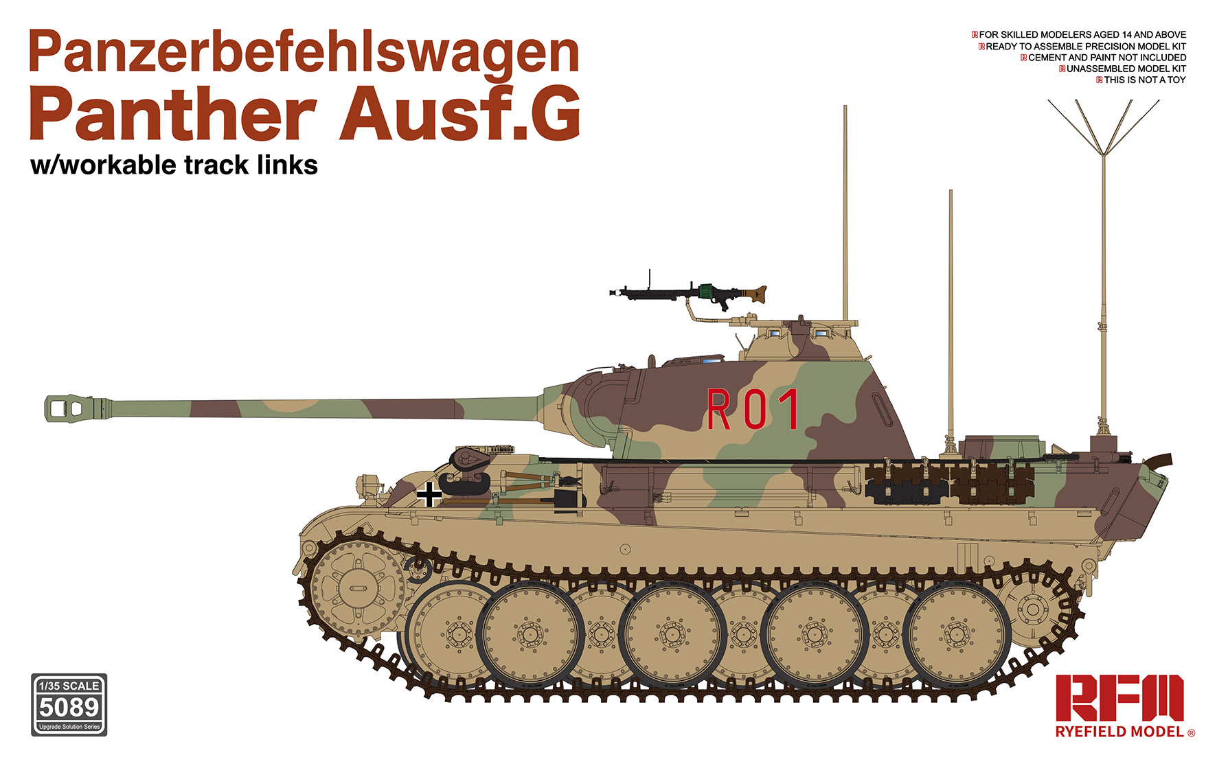 1/35 Panzerbefehlswagen Panther Ausf.G - Click Image to Close