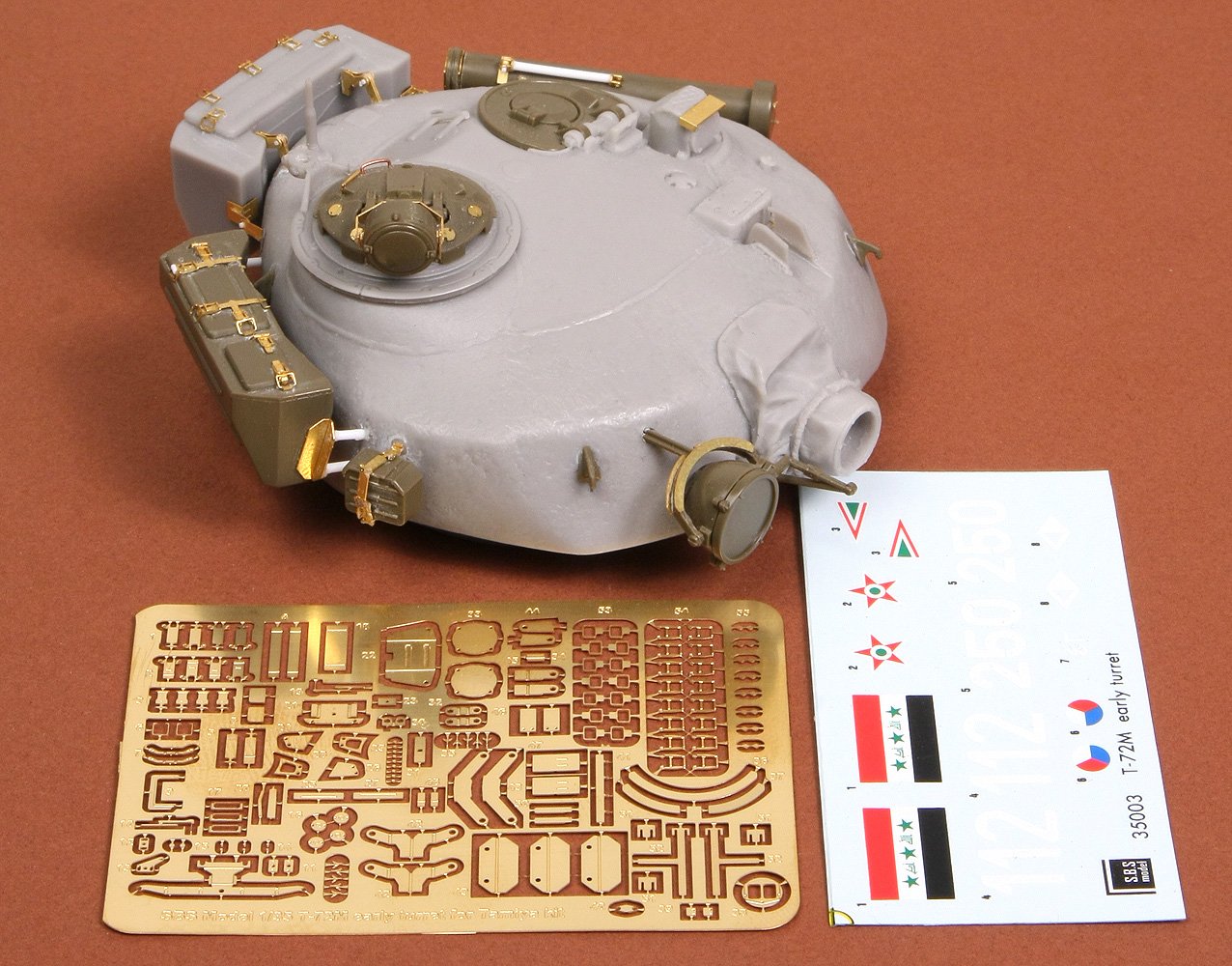 1/35 T-72M Early Turret for Tamiya - Click Image to Close